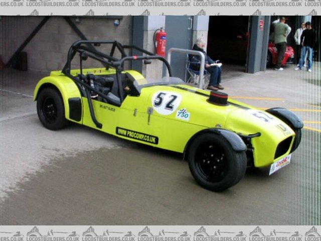 The new Lewisham college BIO car on it's first shake down at Donnington.